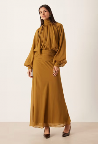 ASOS DESIGN high neck drape...
