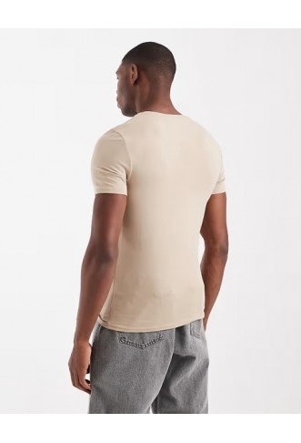 ASOS DESIGN Essentials 2 pack muscle fit t-shirts