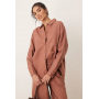 ASOS DESIGN oversized linen look shirt co-ord