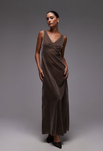 & Other Stories velvet maxi...