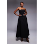 Kaiia exclusive structured bandeau drop waist maxi dress