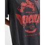 ASOS DESIGN oversized t-shirt with Halloween dracula licence graphic