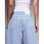 Liquor N Poker leopard print denim jorts in jacquard