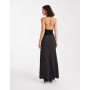 Miss Selfridge halter neck maxi dress in polka dot