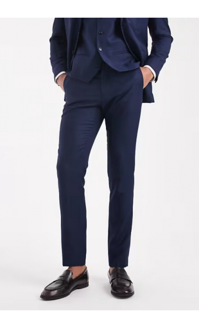 Jack & Jones super slim trousers in dark navy