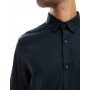 ASOS DESIGN formal easy iron twill regular shirt in black