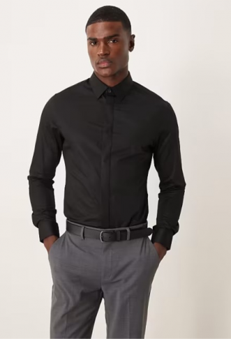 ASOS DESIGN easy iron slim...