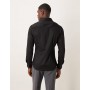 ASOS DESIGN easy iron slim fit sateen shirt
