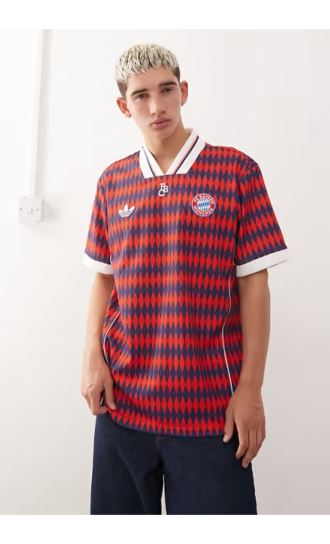 adidas Football FC Bayern Munich LF jersey in red