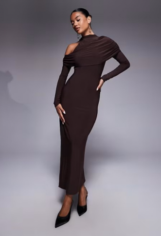 ASOS DESIGN high neck aysm...