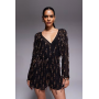 ASOS DESIGN allover embellished playsuit with blouson bodice