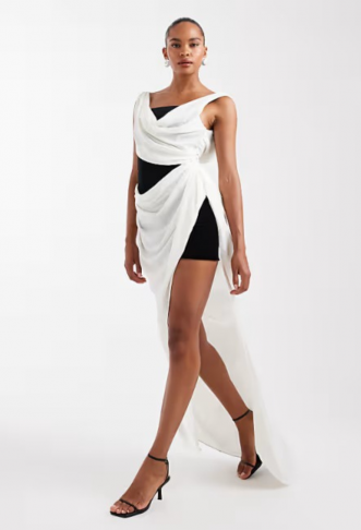 ASOS DESIGN drape maxi...