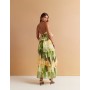 ASOS DESIGN tiered cami layered maxi dress