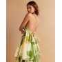 ASOS DESIGN tiered cami layered maxi dress