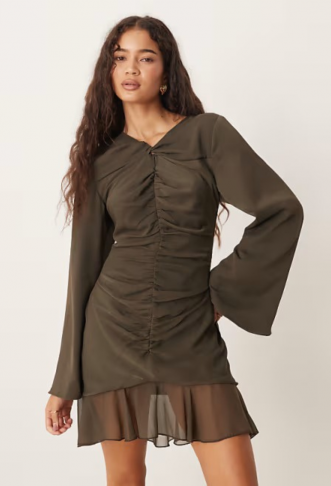 ASOS DESIGN mini dress with...