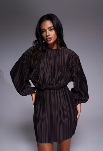 ASOS DESIGN plisse blouson...