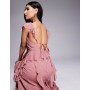 ASOS DESIGN ruffle bias maxi dress