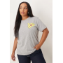 ASOS DESIGN Curve regular fit t-shirt with flower market art graphic