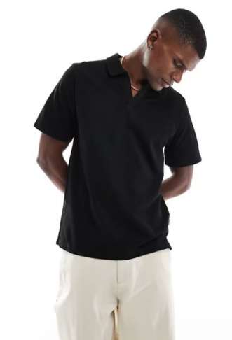 Jack & Jones ribbed polo in...