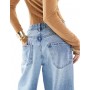 ASOS DESIGN high waisted barrel leg jeans