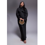 TFNC Plus high neck long sleeve midi dress