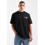 ASOS DESIGN relaxed t-shirt with floral chest graphic