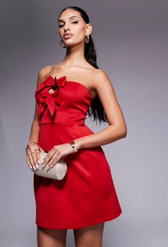New Look bow detail bandeau...