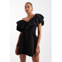 ASOS DESIGN structured one shoulder mini dress