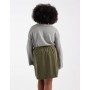 Vero Moda Curve cord mini skirt in khaki