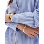Cotton On long sleeve shirt in stripe texture