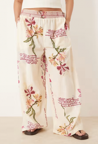 ASOS DESIGN Curve linen...