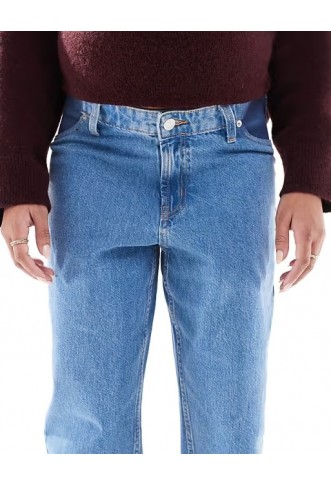 ASOS DESIGN Maternity high rise relaxed mom jeans