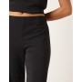 Mango Xcamilo straight trouser co-ord in black