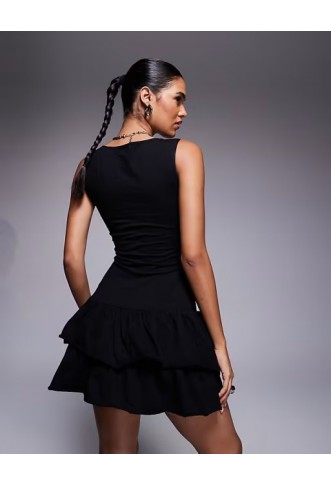 Fashionkilla exclusive cotton sleeveless mini dress