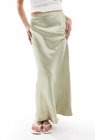 New Look satin bias midi...