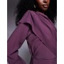 ASOS DESIGN high neck draped bodice maxi dress