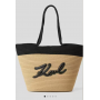 Signature Beach Basket Bag