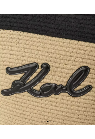 Signature Beach Basket Bag