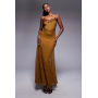ASOS DESIGN lace maxi dress with asym strapping