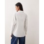 JJXX poplin long sleeve shirt in white