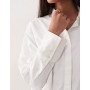 JJXX poplin long sleeve shirt in white