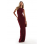 ASOS DESIGN sleeveless cut out waist maxi dress