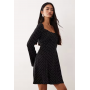 Nobody's Child Olivia lace square neck mini dress