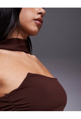 ASOS DESIGN longline structured bandeau top