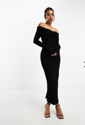 ASOS DESIGN off shoulder...