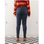 Noisy May Curve skinny jeans in dark blue