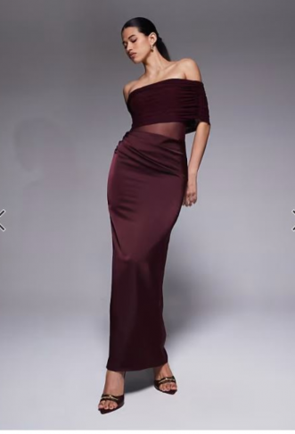 Aria Cove bardot sheer...