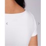 4505 Icon soft touch v neck performance baby t-shirt in white