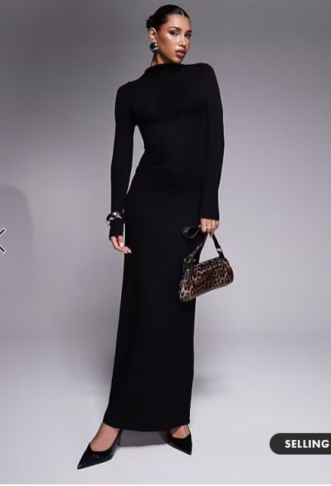 ASOS DESIGN high neck long...