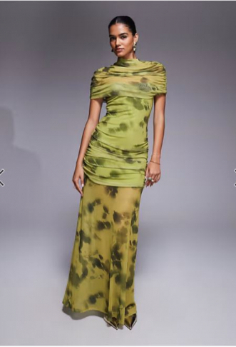 ASOS DESIGN printed mesh...